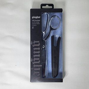 Gingher Left-Handed Knife-Edge Dressmaker Shears 8" NIB